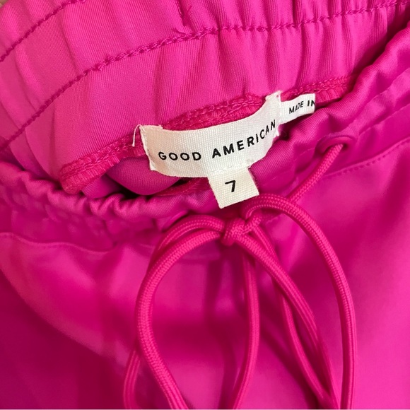 NWT Good American Pink Scuba Athletic Shorts - Picture 9 of 10